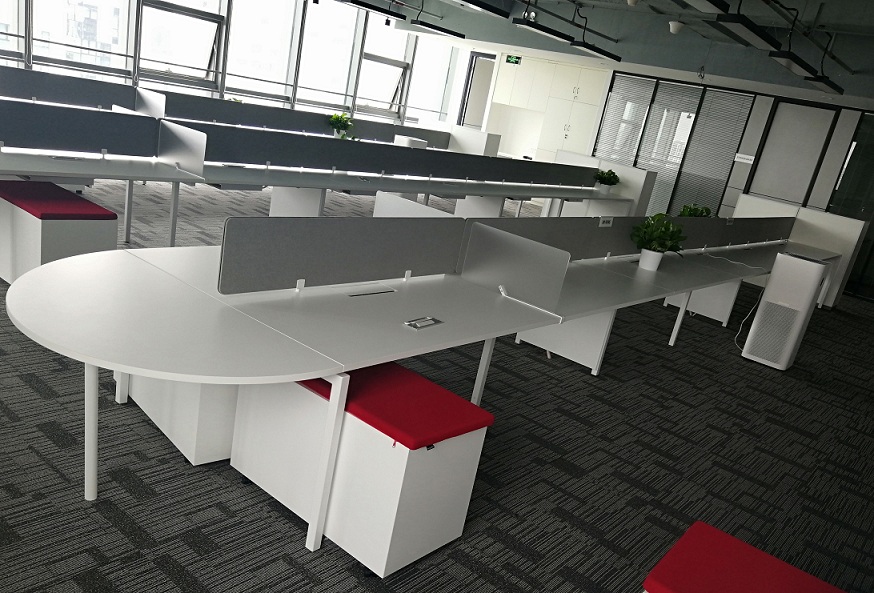 欧森雅开放式办公桌定制个性化设计