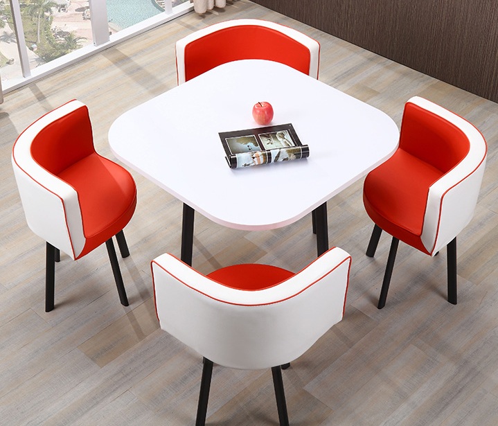 欧森雅板式洽谈桌四人位